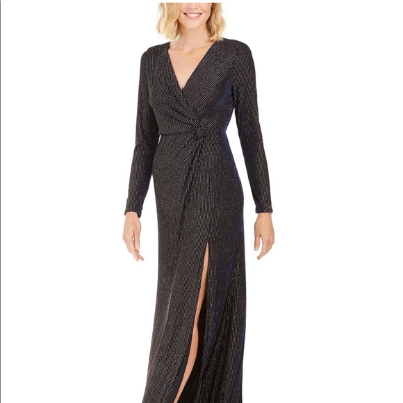 Nightway black gown - Picture 3 of 5